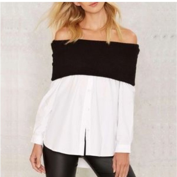 Hilary Radley Tops - Hilary Radley Cowl Neck Button Down Blouse Top, Medium
